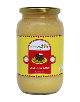 Ecomytra Pure A2 Desi Cow Ghee 500 ml